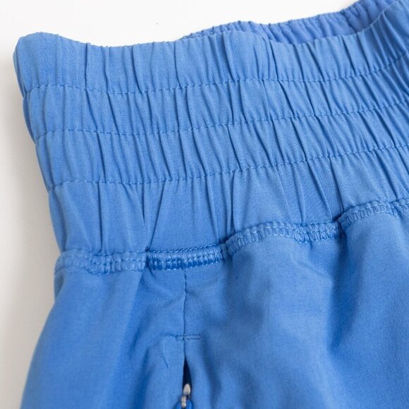 Aritzia Tna MOVE Boomerang Pant Blue Elastic Waist Cuffed Ankle Joggers - Picture 7 of 12